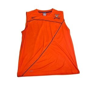 Nike Team Fit-Dry Men's UVA tank top. Orange. Logo. UVA!